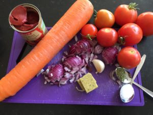 zelfgemaakte tomatensoep