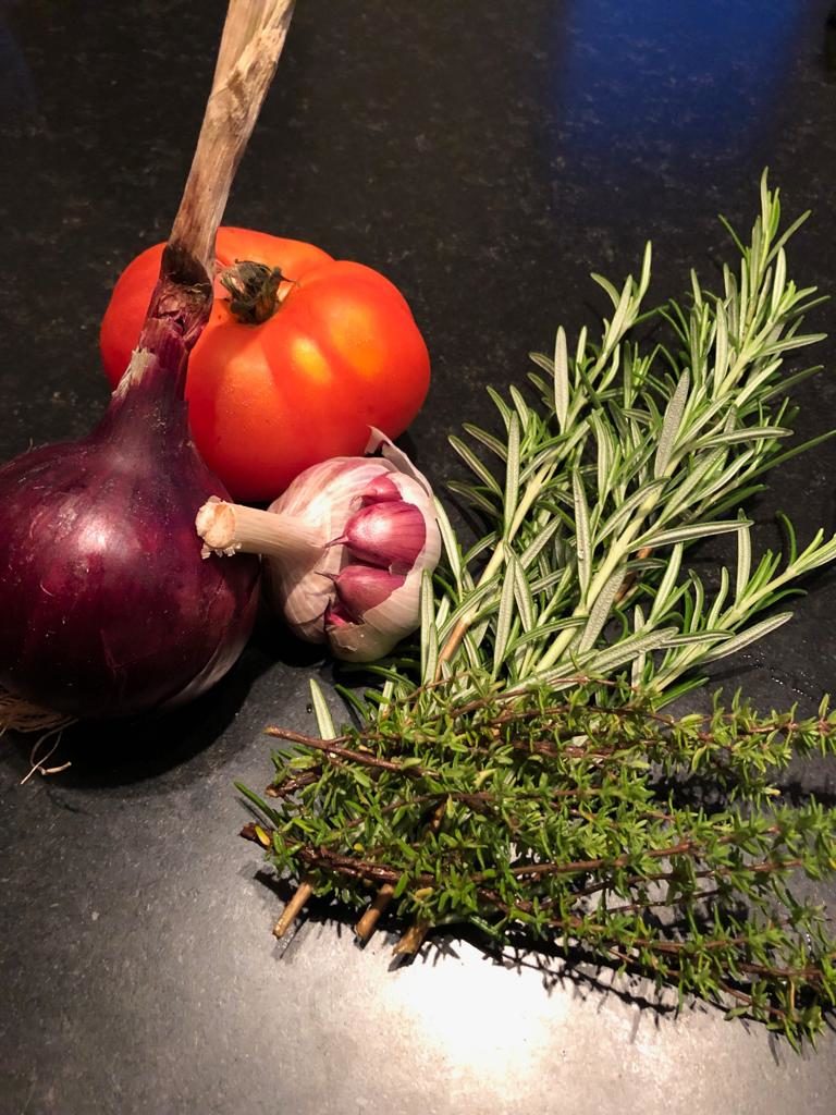 ingrediënten voor tomatensaus